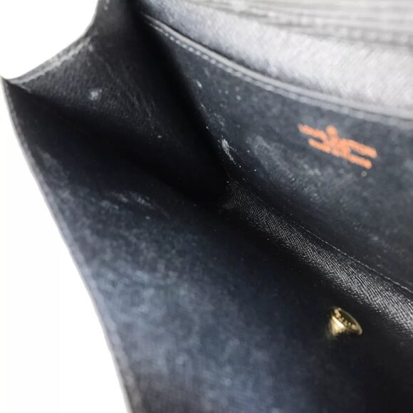 LOUIS VUITTON Arts Deco Clutch Bag Epi Leather Black Gold France M52632 66EB435 - Picture 11 of 12